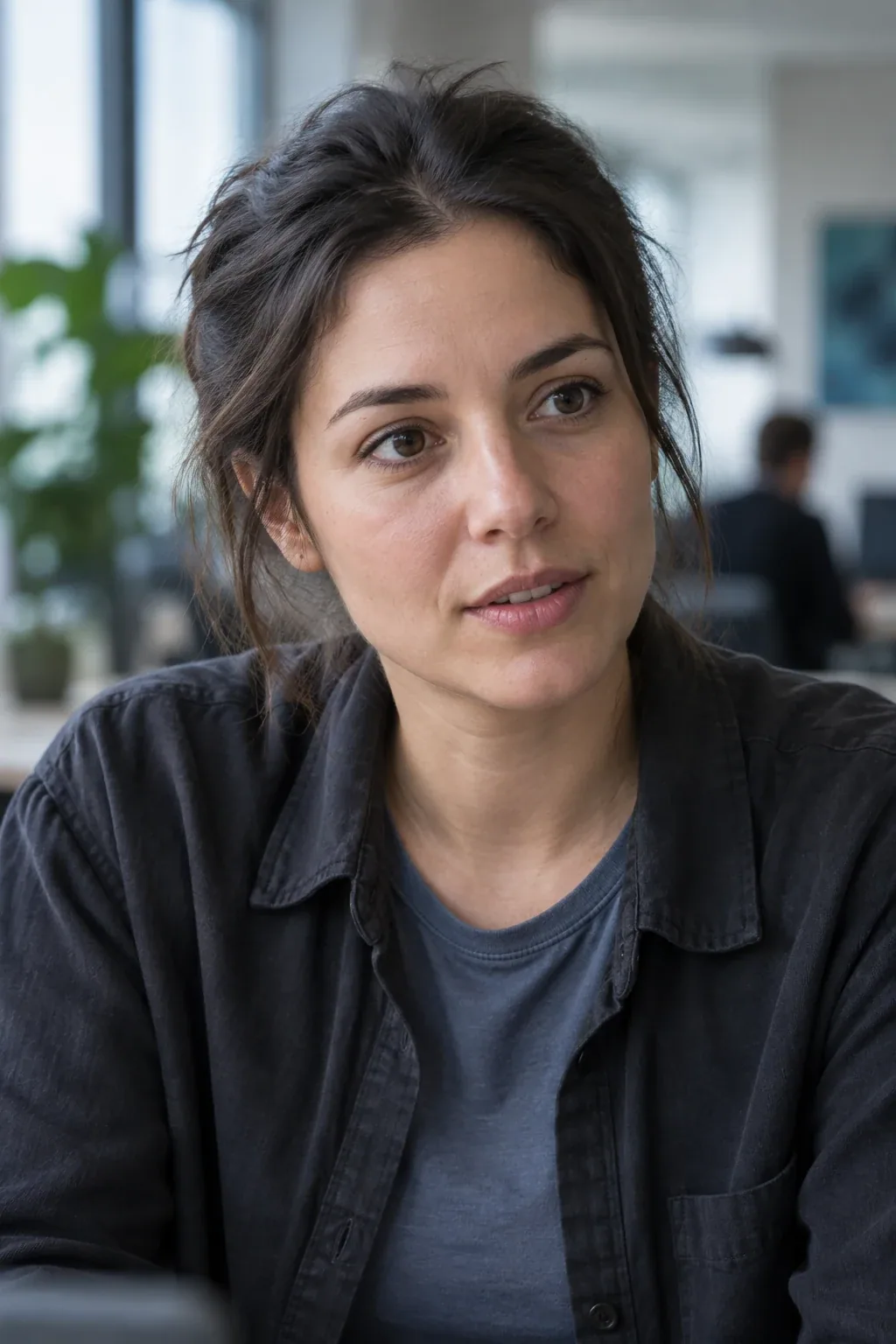 AI-generated presenter used in an illustrative UGC video storyboard.